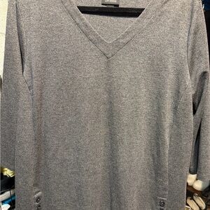 J. Jill Charcoal V-Neck Men's Sweater